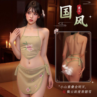 花俏qqny性感激情古风汉服国风2025肚兜床上挑逗情趣套装情趣内衣