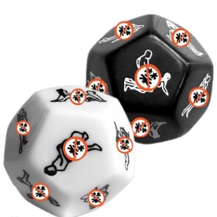 Hot成人跨境情趣娱乐英文夜光骰子欧美调情趣筛子色子夫妻前戏玩